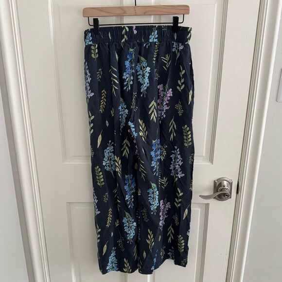 NWT Uncommon Goods Birth Month Flower Lounge Pajama Pants in Larkspur Floral - Picture 4 of 8
